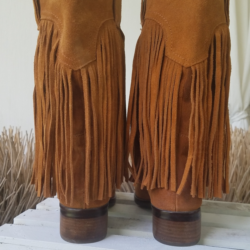 Lucky Brand Caleb Fringe Boots!โ๐ฝ๐ผ - Picture 4 of 8